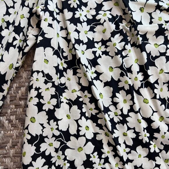 Rebecca Taylor Paige Fleur Drawstring Long Sleeve Blouse Sz 8 - Picture 11 of 11